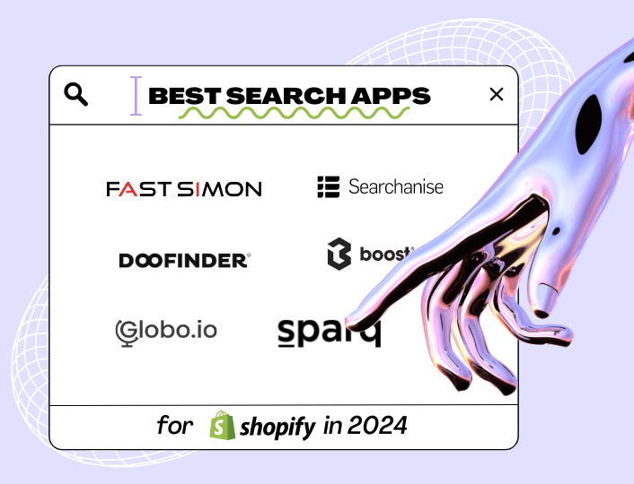 Illustrating some of the best search apps for Shopify in 2024