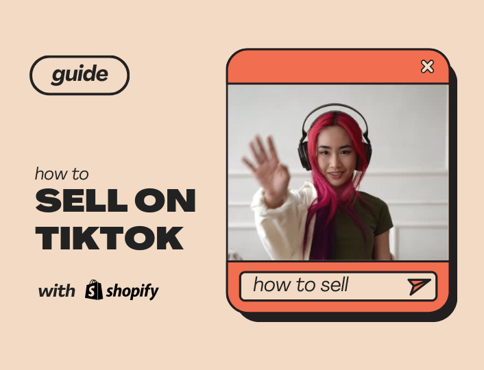 How to sell on TikTok with Shopify - an illustrative image.