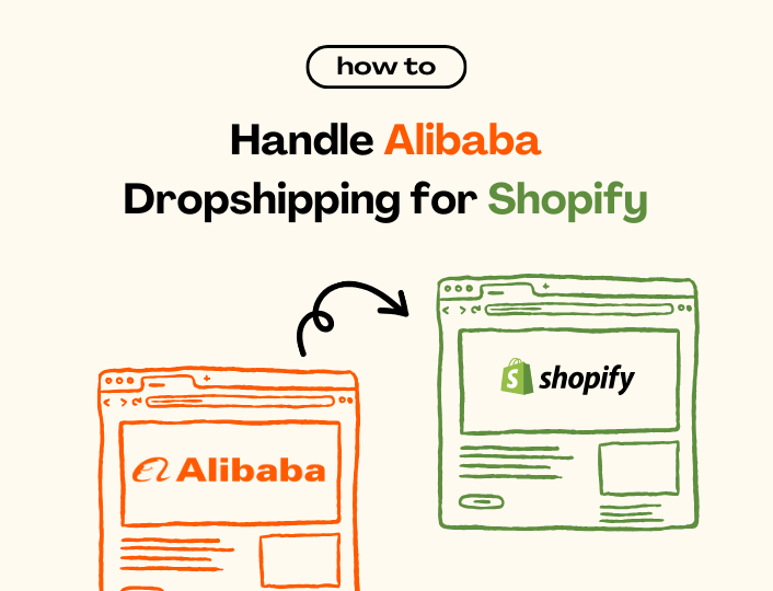 Illustrating how to handle Alibaba dropshipping for Shopify