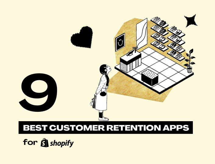 Illustrating the title "best customer retention apps" for Shopify