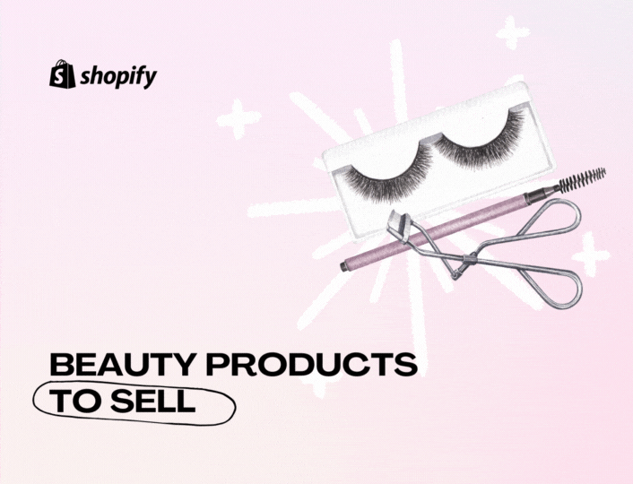 Best beauty products to sell, illustrated.
