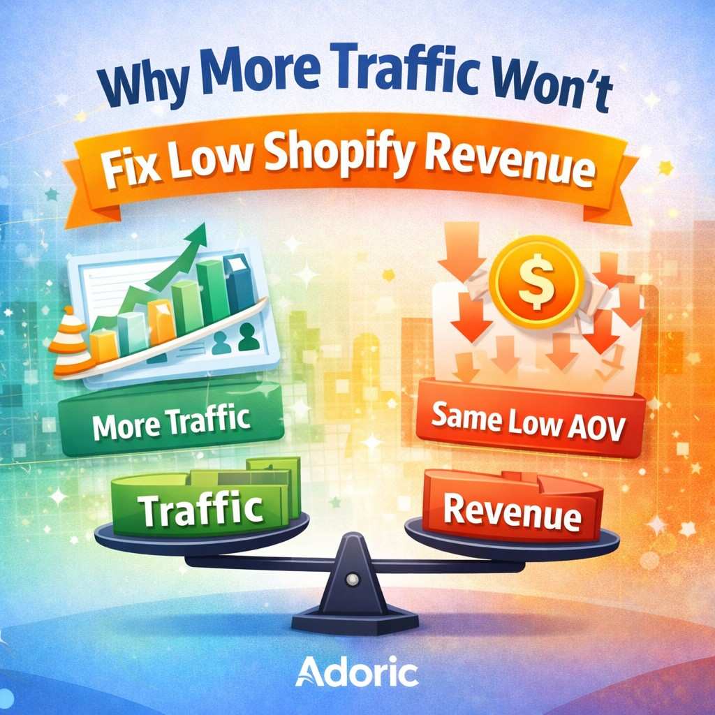 Why More Traffic Won’t Fix Low Shopify Revenue (And What Will)