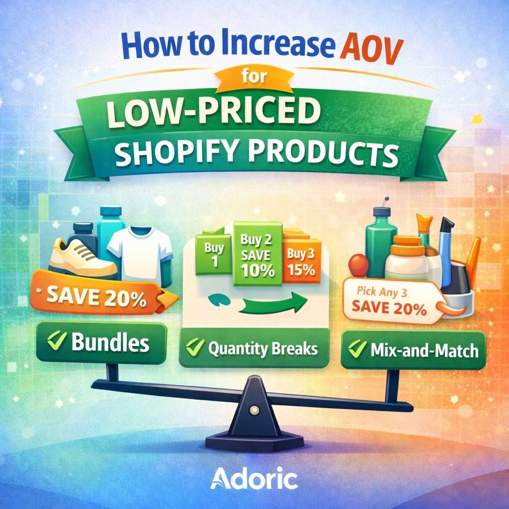 Learn how to Improve AOV for Low-Priced Shopify Merchandise
 – Forti Knm CE