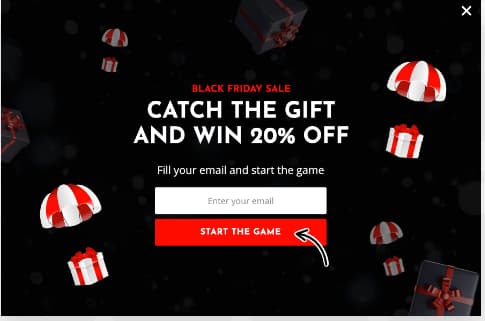 BFCM falling giftss