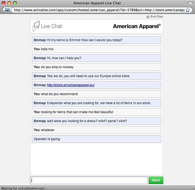 live chat