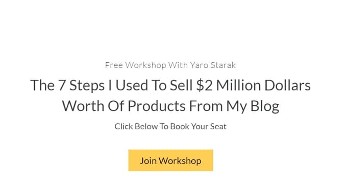offering a personal story to get subscriptions