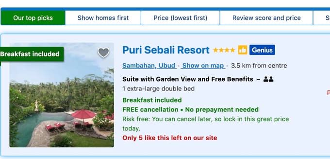 example booking.com