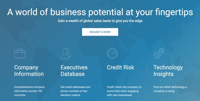 Globaldatabase homepage