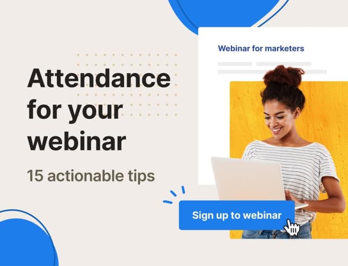 Webinar promotion