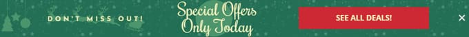 Christmas sales floating bar template