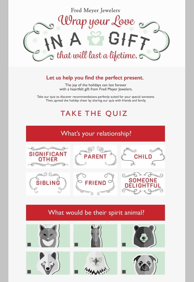 Quiz to increase email open rate
