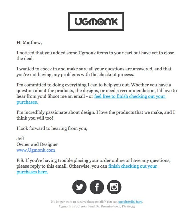 Email design tips