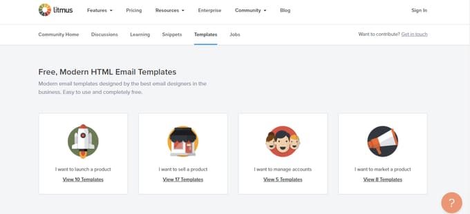 Litmus email template