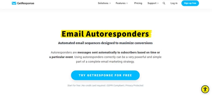 GetResponse Email Responder