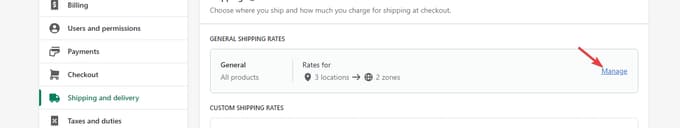 Shipping for Shopify
