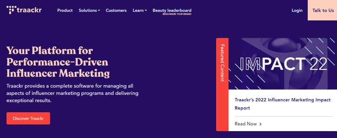 Influencer marketing platform