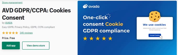 Shopify Cookies App