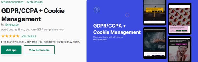 Shopify Cookies App