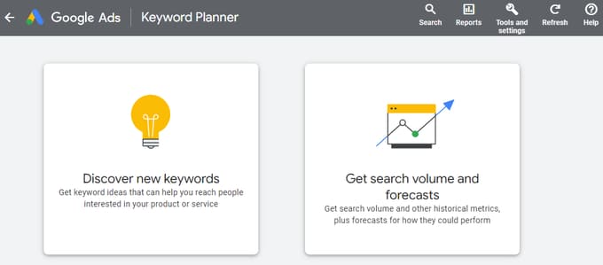 Google Keyword Planner