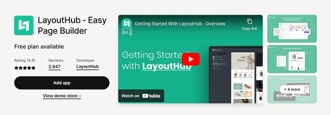 LayoutHub - Easy Page Builder