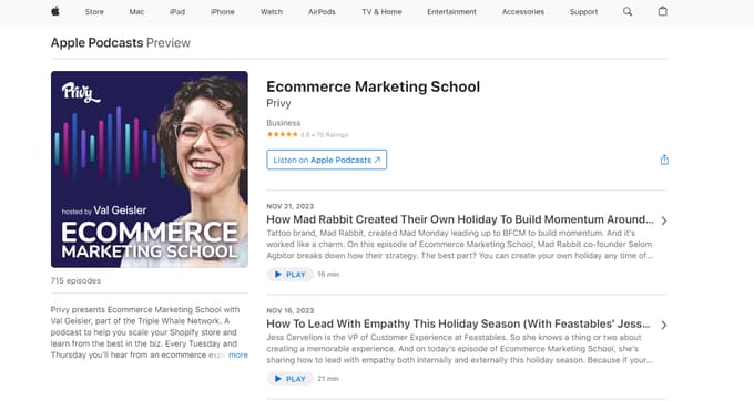 Ecommerce Marketing School: on dropshipping and ecommerce