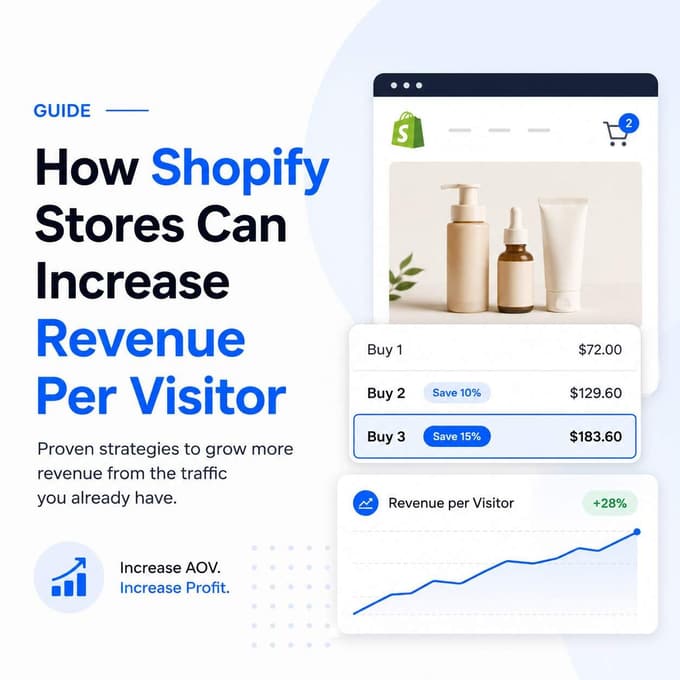 How Shopify Stores Can Increase Revenue Per Visitor Without More Traffic