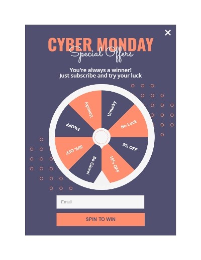 Spin to Win Coupon Popup, Wheel Popup to Boost Engagement