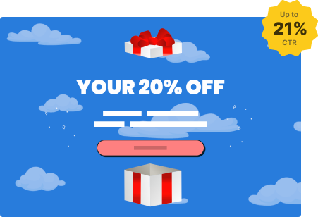 falling gifts game popup