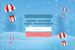 falling gifts popup