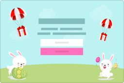 falling gifts game popup