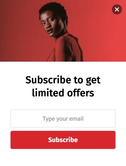 Subscribe popup